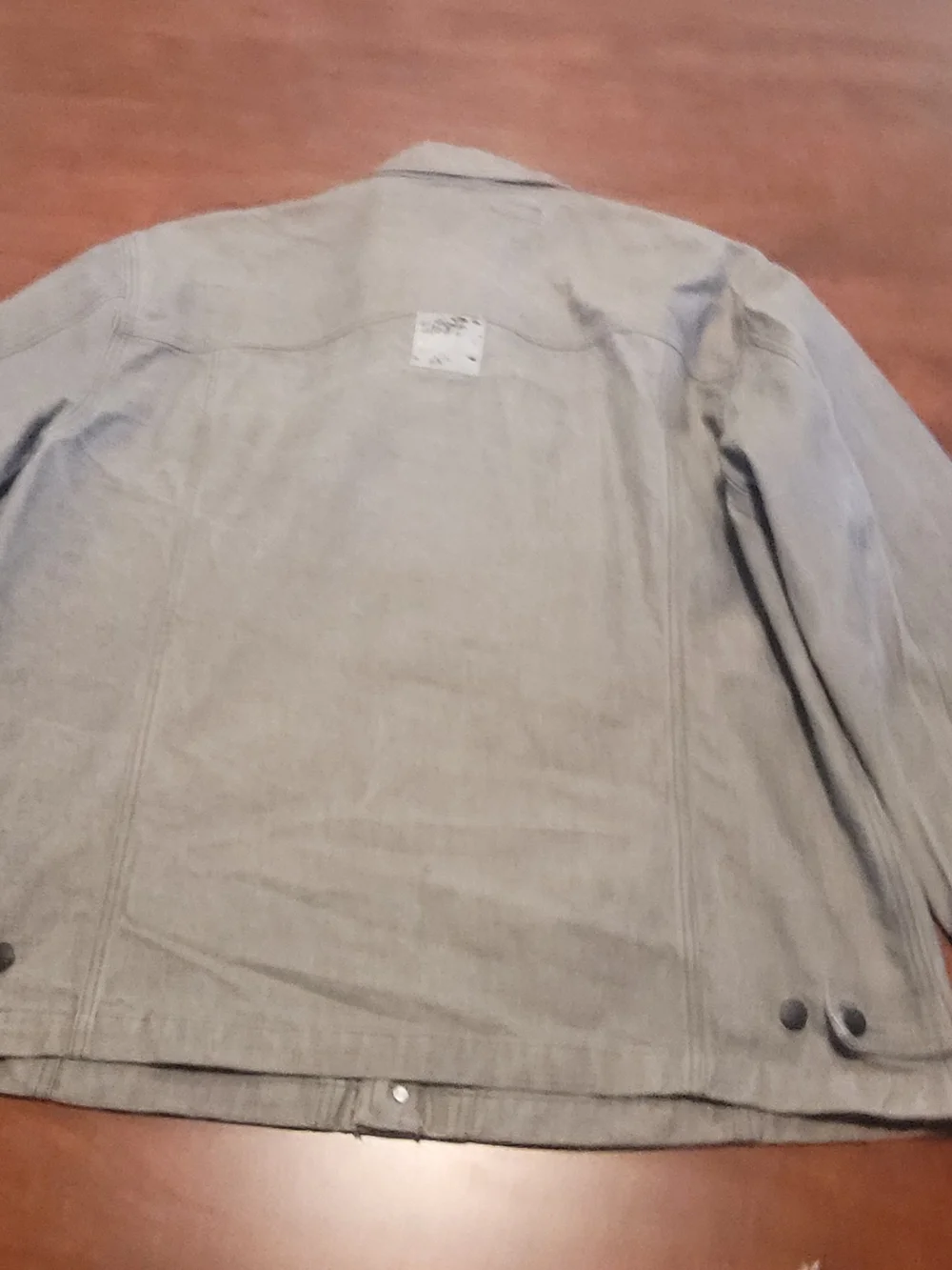 Marithe Francios Girbaud 90s Men's Light Gray Lightweight Denim Jacket